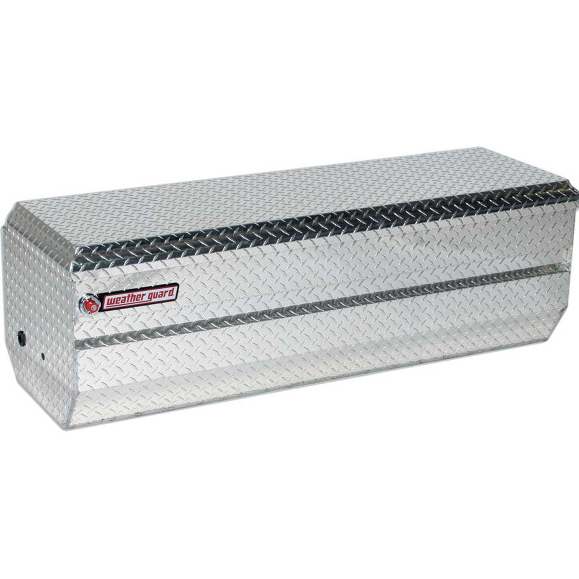 Weather Guard Aluminum Utility Chest Truck Box — 62in. Width, 20in. Depth, 13.1 Cu. Ft. Capacity, Clear Armor Tuf Powder Coat, Model# 664-0-01